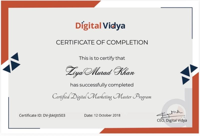 Professional Certificate